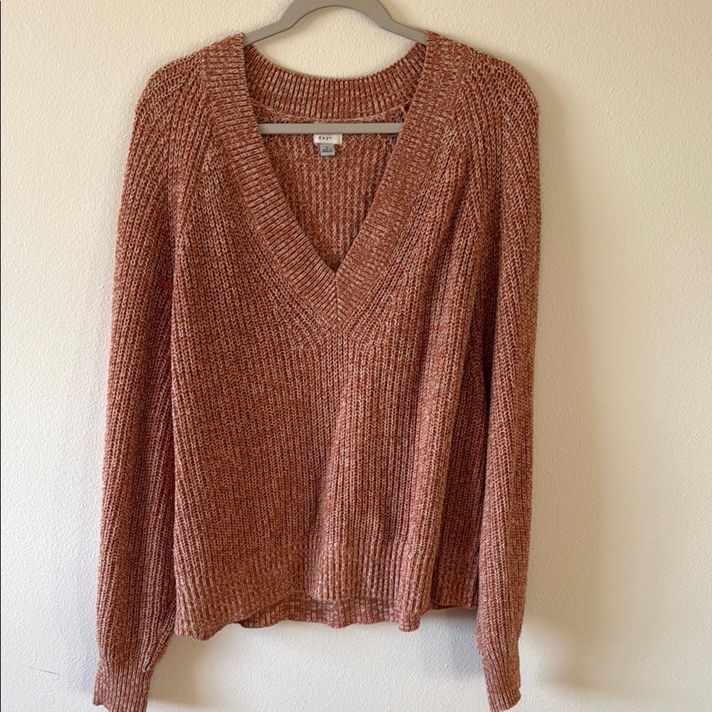 Women's V-Neck Sweater in Rust by Universal Thread